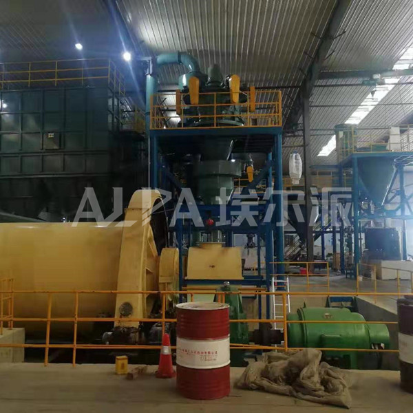 江蘇某新材料公司石英FW630-6型氣流分級機生產(chǎn)線